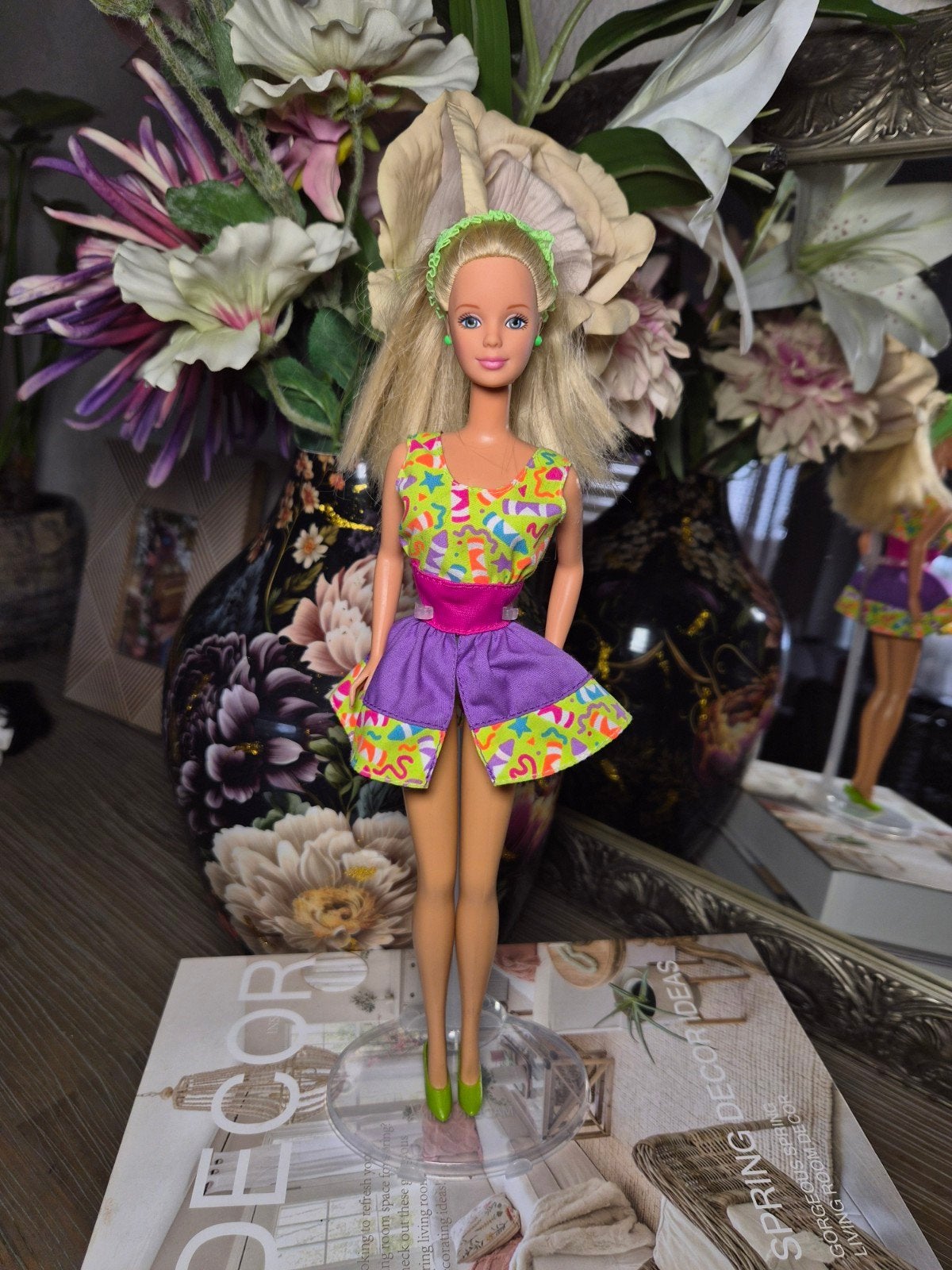Vintage Barbie Pretty in Plaid jaren 90, Kinderen en Baby's, Ophalen of Verzenden, Zo goed als nieuw, Barbie