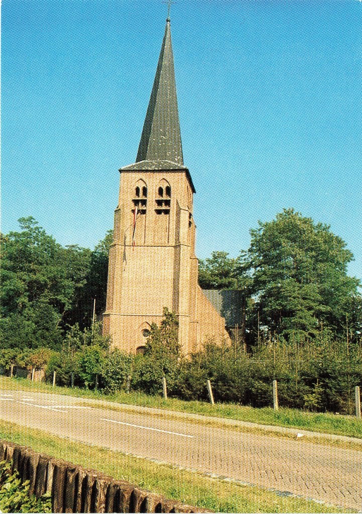 Ansichtkaart Middelbeers Oude Kerk, Verzenden, 1960 tot 1980, Ongelopen, Noord-Brabant