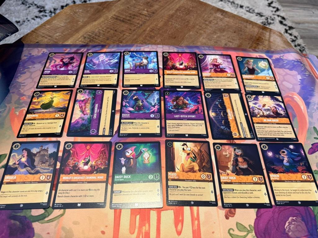 Disney Lorcana TCG - Fabled Set 9 kaarten, Ophalen of Verzenden, Overige figuren, Nieuw, Plaatje of Poster