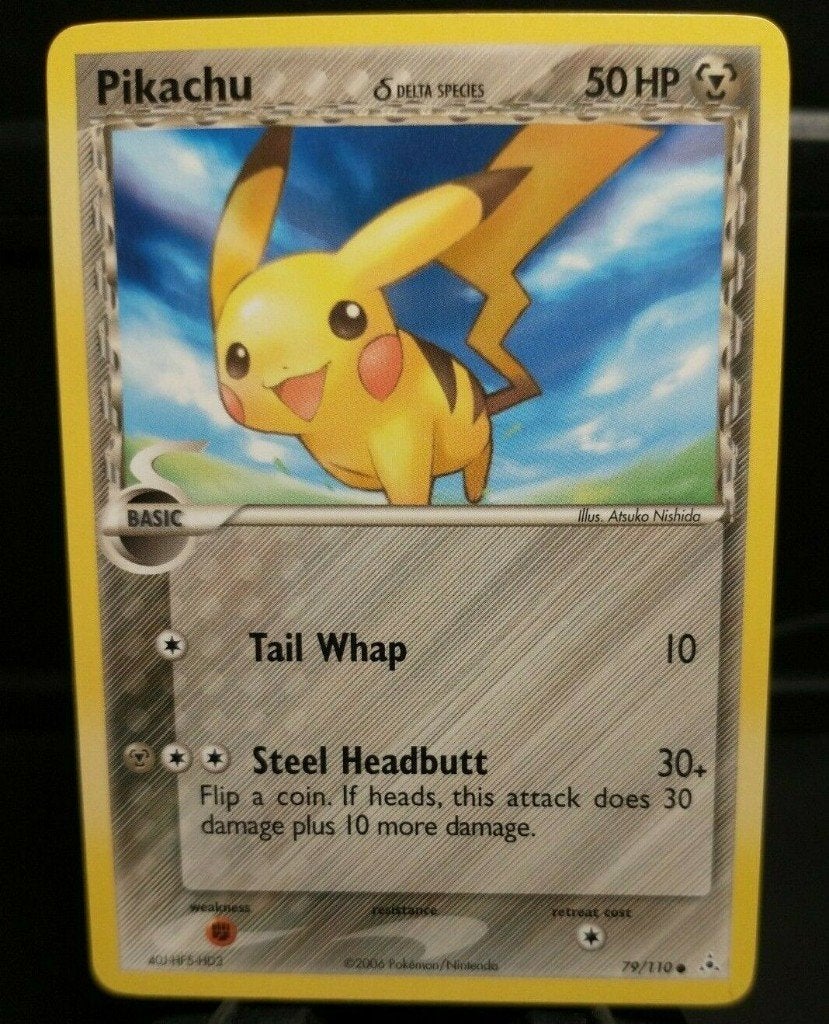pokemon Pikachu 79/110 2006 EX Holon Phantoms, Hobby en Vrije tijd, Ophalen of Verzenden, Zo goed als nieuw, Losse kaart