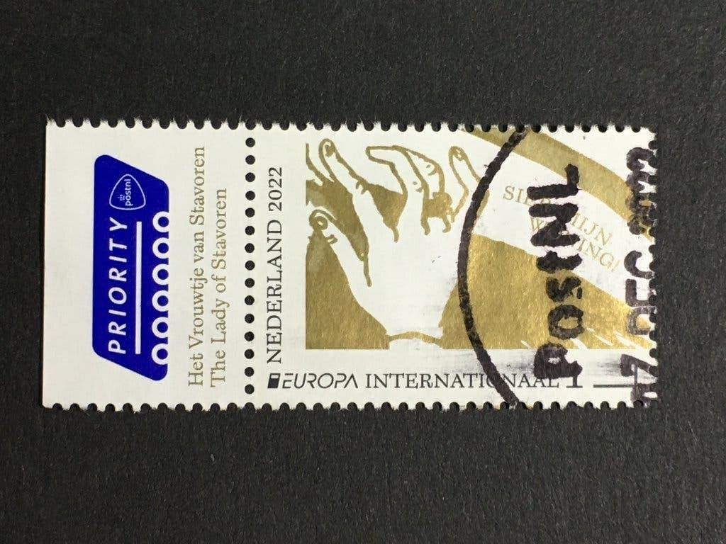 FVRS 2200 Nede 2022 NVPH 4027 Europazegel prior - gestempeld, Ophalen of Verzenden, Na 1940, Gestempeld