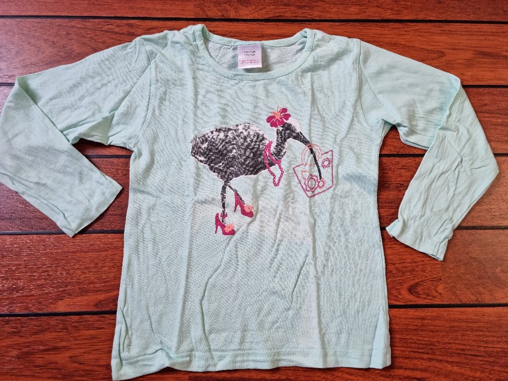 Shirt longsleeve maat 128, Ophalen of Verzenden, Gebruikt, Meisje, Shirt of Longsleeve