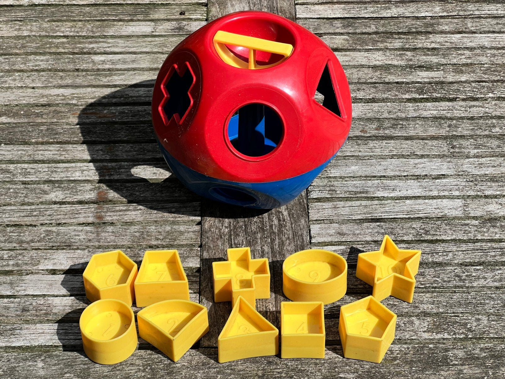 Tupperware Shape-O-Toy / hollebol / vormenbol uit 1970!, Verzenden, Zo goed als nieuw