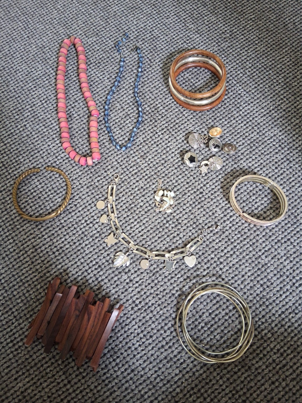 Armbanden, kettingen, en nep noosa knopjes, Ophalen of Verzenden, Zo goed als nieuw, Staal