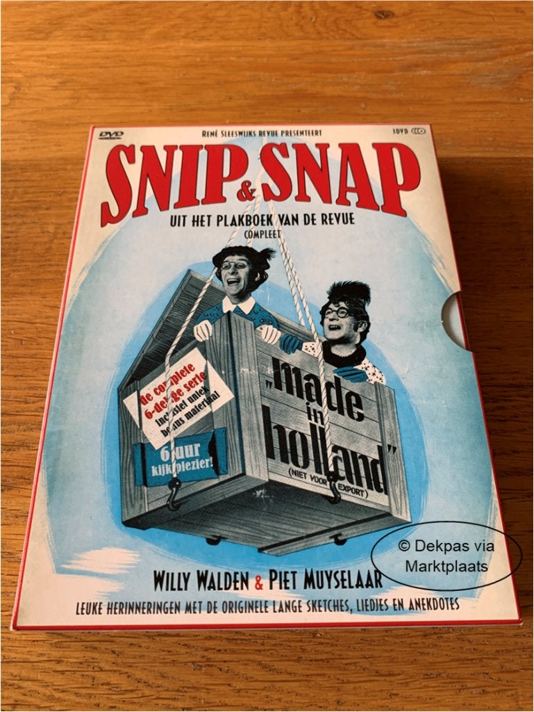 Dvd's Snip & Snap - Uit het Plakboek van de Revue - 3-Disc, Stand-up of Theatershow, Gebruikt, Alle leeftijden, Ophalen of Verzenden