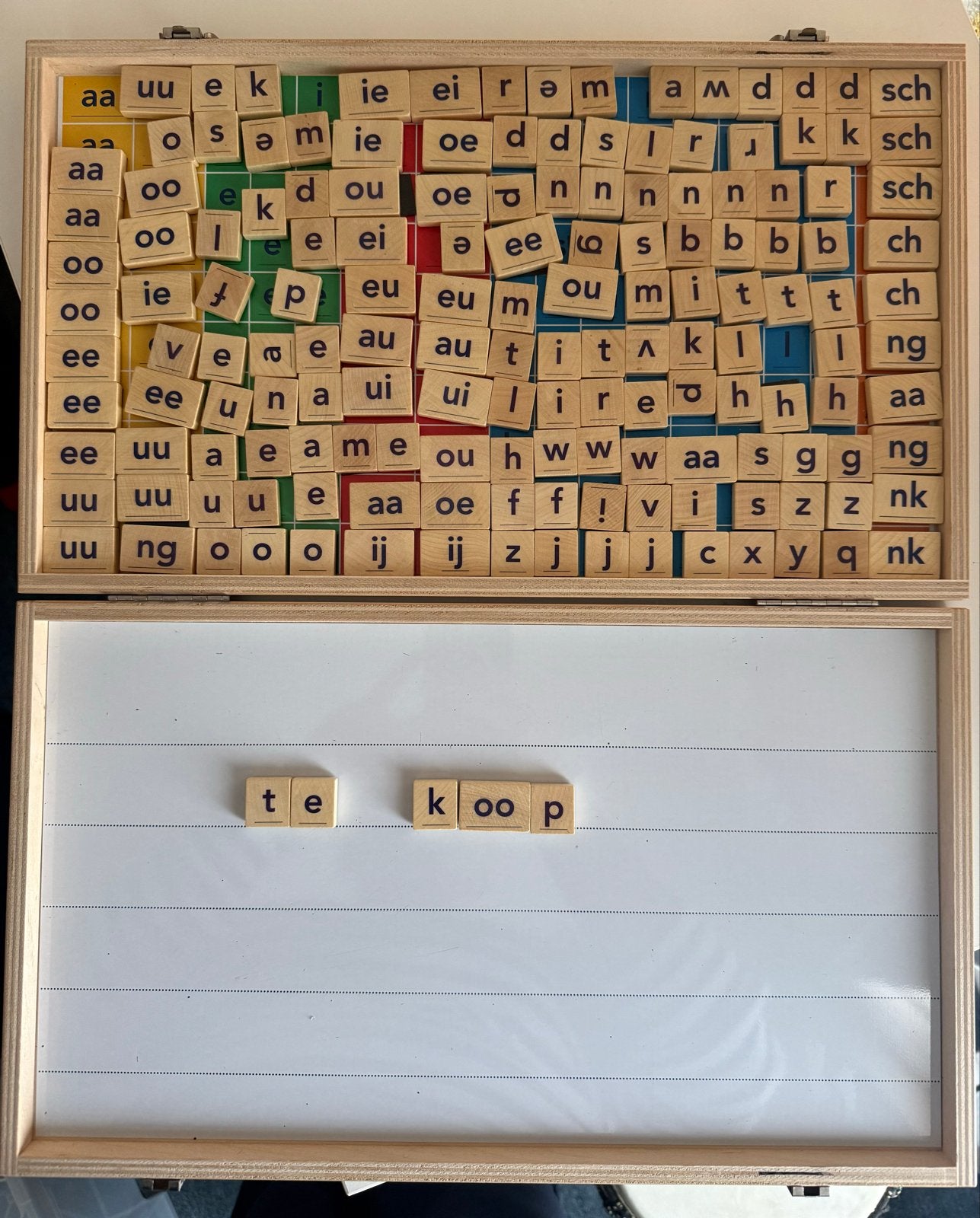 Letterdoos Lijn 3 methode  (magnetisch, zie omschrijving), Ophalen, Zo goed als nieuw, Taal en Lezen
