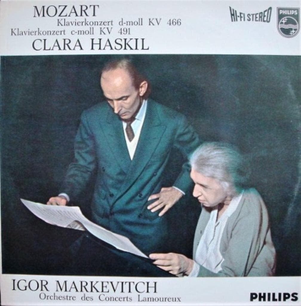Mozart-Clara Haskil-Igor Markevitch-Klavierkonzert, Kamermuziek, Ophalen of Verzenden, Zo goed als nieuw, 12 inch