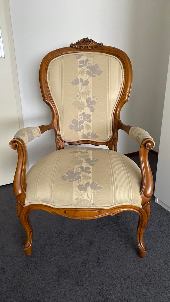 Prachtige Lodewijk Louis stoel zetel fauteuil, Antiek en Kunst, Antiek | Meubels | Stoelen en Banken, Ophalen