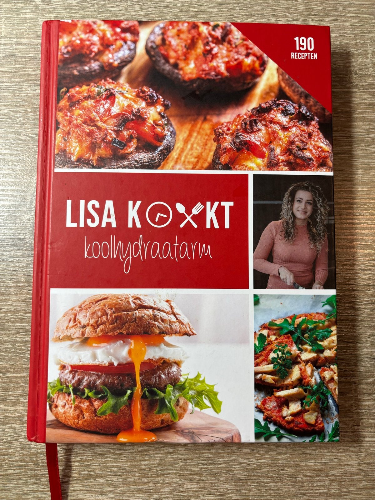 Lisa Kookt Koolhydraatarm Kookboek - 190 Recepten, Voorgerechten en Soepen, Ophalen of Verzenden, Zo goed als nieuw, Gezond koken