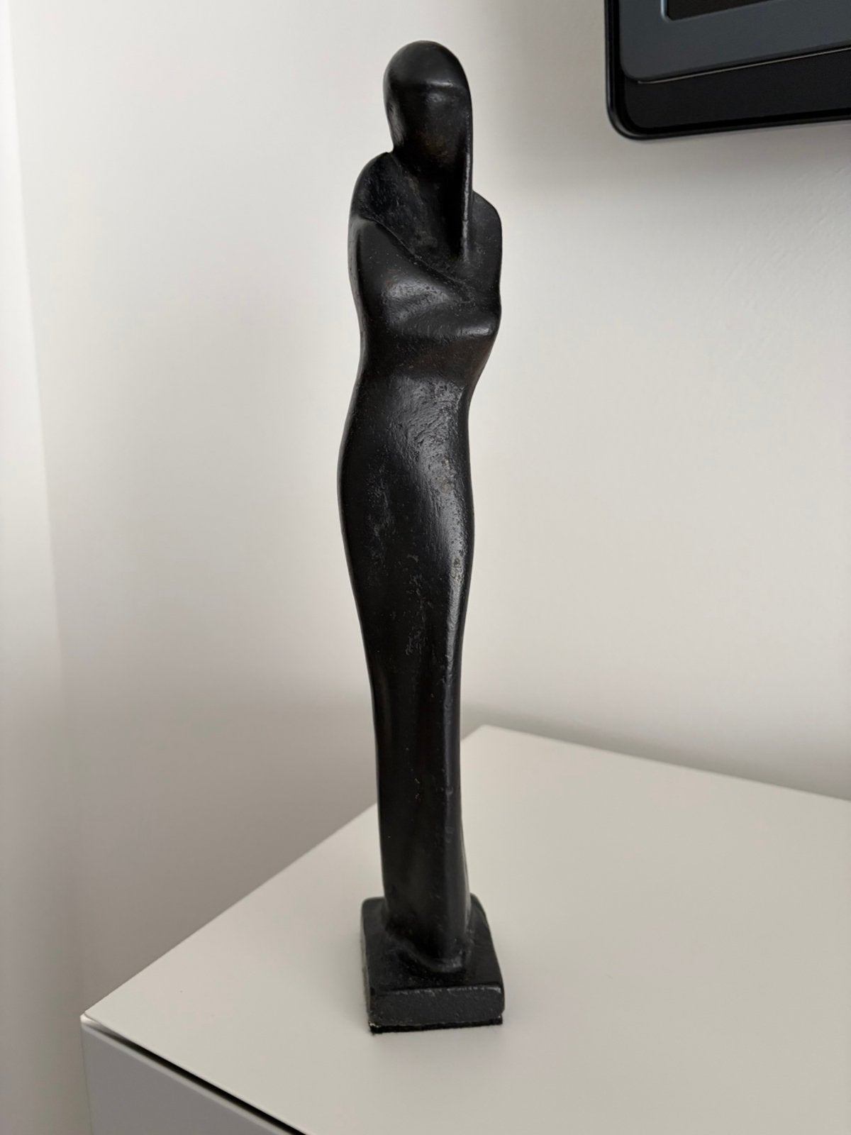 Rene Daemen Madonna in gietijzer, Antiek en Kunst, Ophalen of Verzenden, Beeld, Religie, 20 - 50 cm