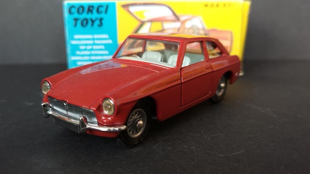 MG B 1:43 Corgi Toys re-edition Pol, Auto, Nieuw, Le19 1rl Leicester uk, Corgi Classics
