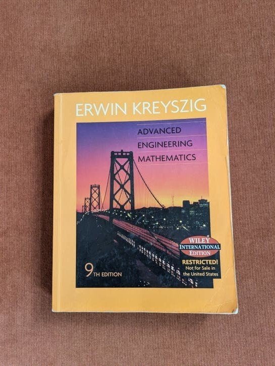 Advanced Engineering Mathematics Erwin Kreyszig (9e editie), Gelezen, Erwin Kreyszig, Beta, HBO