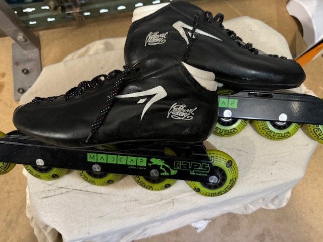 5-wiel skeeler met Rasp Royal Victory schoen maat 43, Gebruikt, Inline skates 5 wielen, Heren, Ophalen