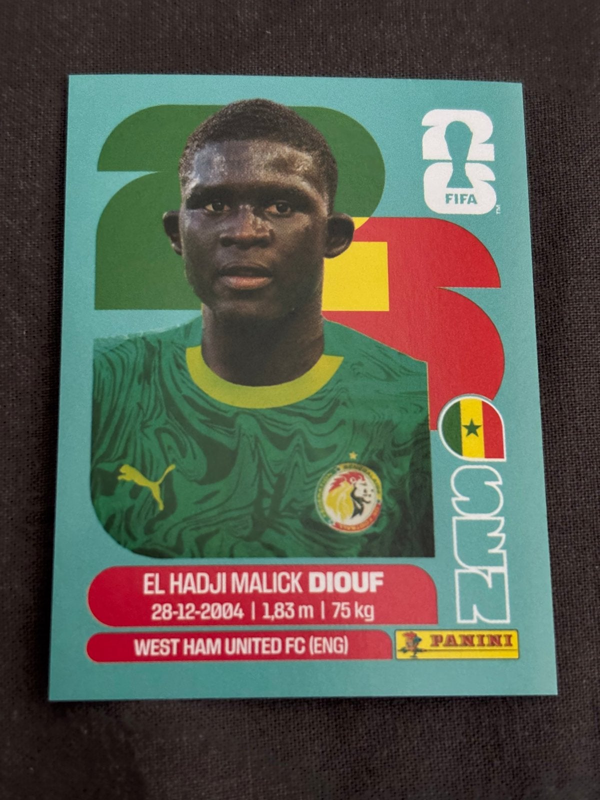 FIFA World Cup 2026 Panini sticker: SEN7, Hobby en Vrije tijd, Ophalen of Verzenden, Nieuw, Sticker