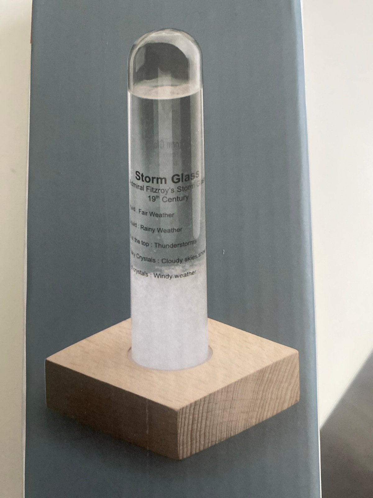 Barometer Stormglas - Nieuw in verpakking, Ophalen, Nieuw, Barometer