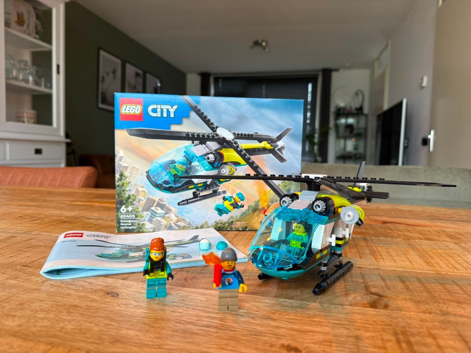 Lego City helicopter 60405, Ophalen, Zo goed als nieuw