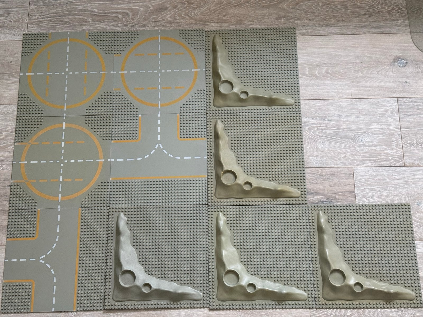 Vintage LEGO Space grondplaten en rotsen, Gebruikt, Lego, Ophalen of Verzenden, Space