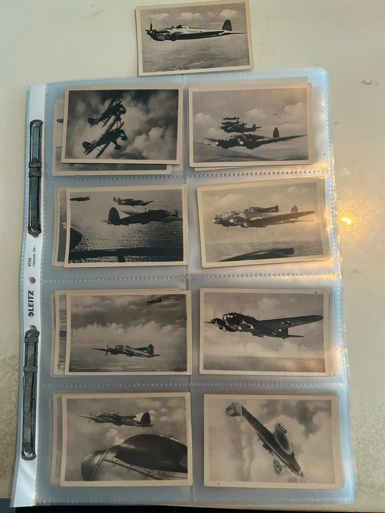 70 unieke Duitse Luftwaffe vliegtuig fotokaarten (voor)oorlo, Verzamelen, Ophalen of Verzenden, Luchtmacht, Duitsland, Foto of Poster