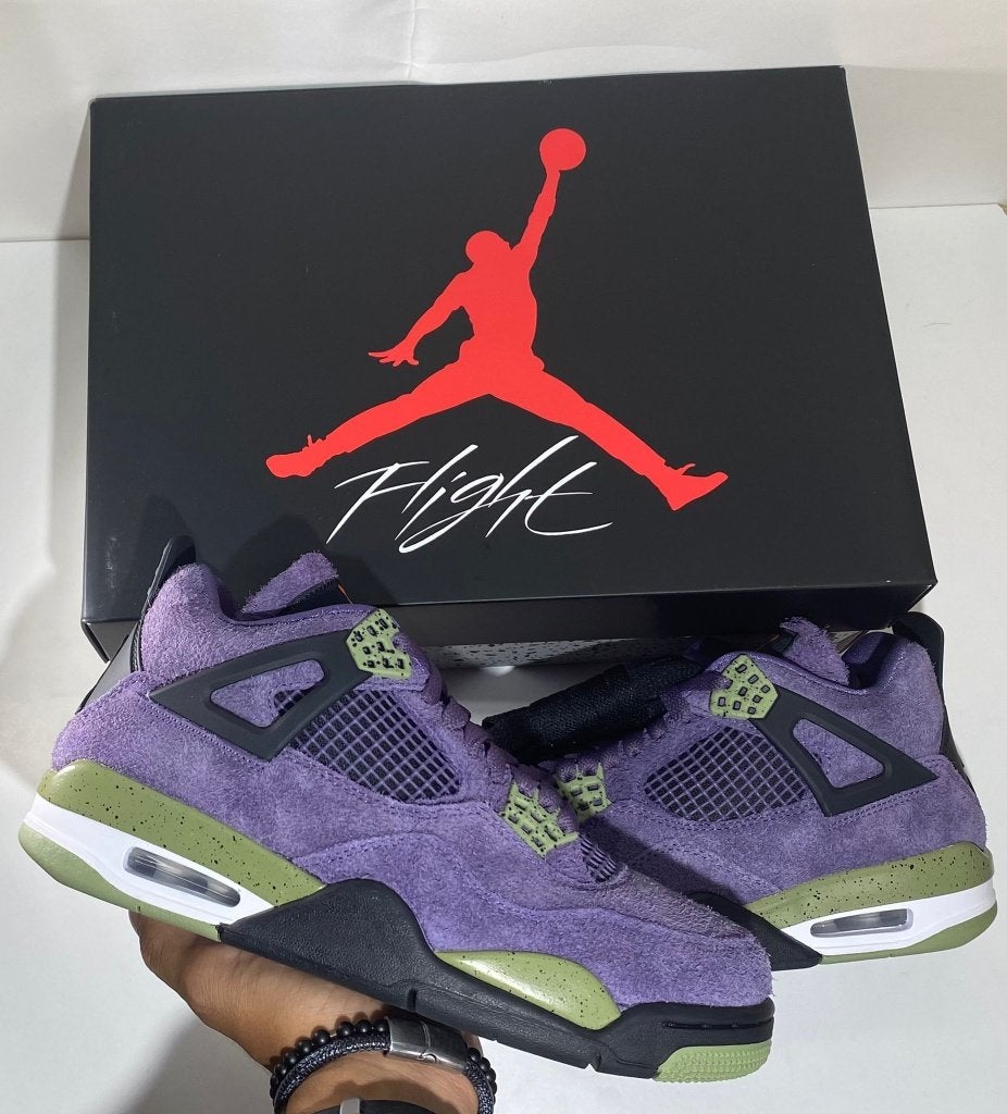 Jordan 4 Retro Canyon Purple - Maat 40.5, Overige kleuren, Ophalen of Verzenden, Sneakers of Gympen, Nieuw