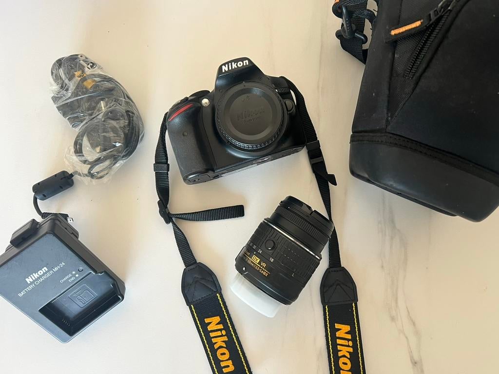 Nikon D3200 spiegelreflexcamera incl. accessoires, Audio, Tv en Foto, Fotocamera's Digitaal, Spiegelreflex, Ophalen of Verzenden