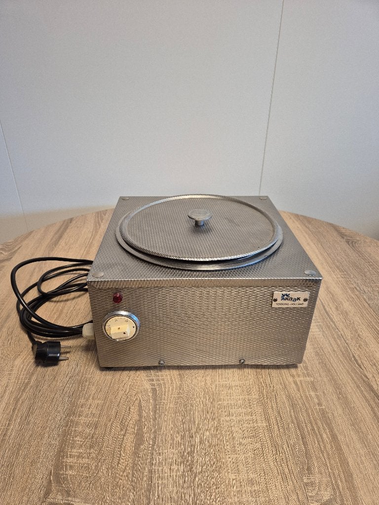 Chocolade smeltbak, warmhoudbak, tempreermachine 2,5L, Ophalen of Verzenden, Gebruikt, Bakkerij en Slagerij