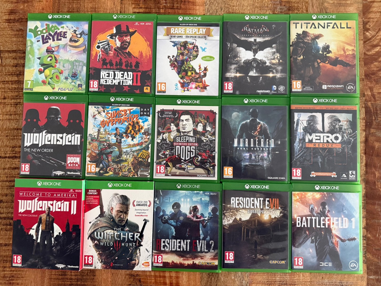 Xbox One X + 40 Games: RDR2, Resident Evil, Witcher 3!, Ophalen of Verzenden, Zo goed als nieuw, 1 TB, Met 1 controller