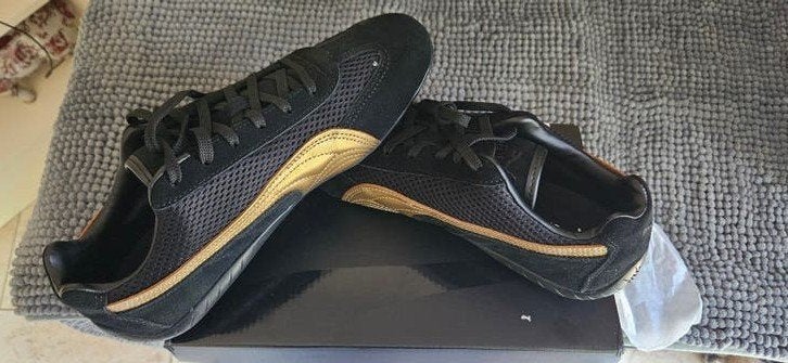Puma Speedcat Premium sneakers zwart/goud, maat 40, Puma, Zwart, Nieuw, Ophalen of Verzenden
