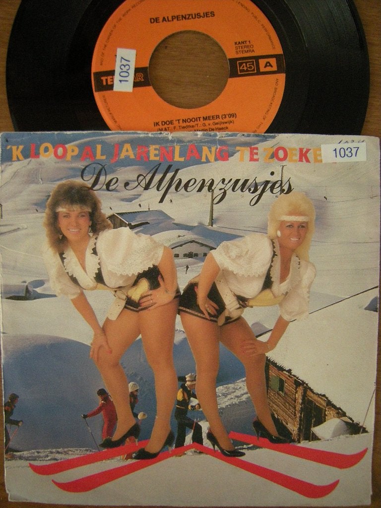 De Alpenzusjes (Ik Doe 't Nooit Meer) telstar., Gebruikt, 7 inch, Ophalen of Verzenden, Pop