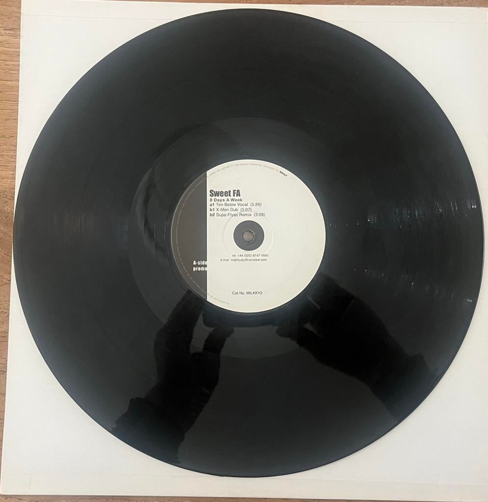 Sweet FA, 8 Days A Week, 2000, 12” DJ Vinyl Promo, UK Garage, Ophalen of Verzenden, Gebruikt, 12 inch, Overige genres