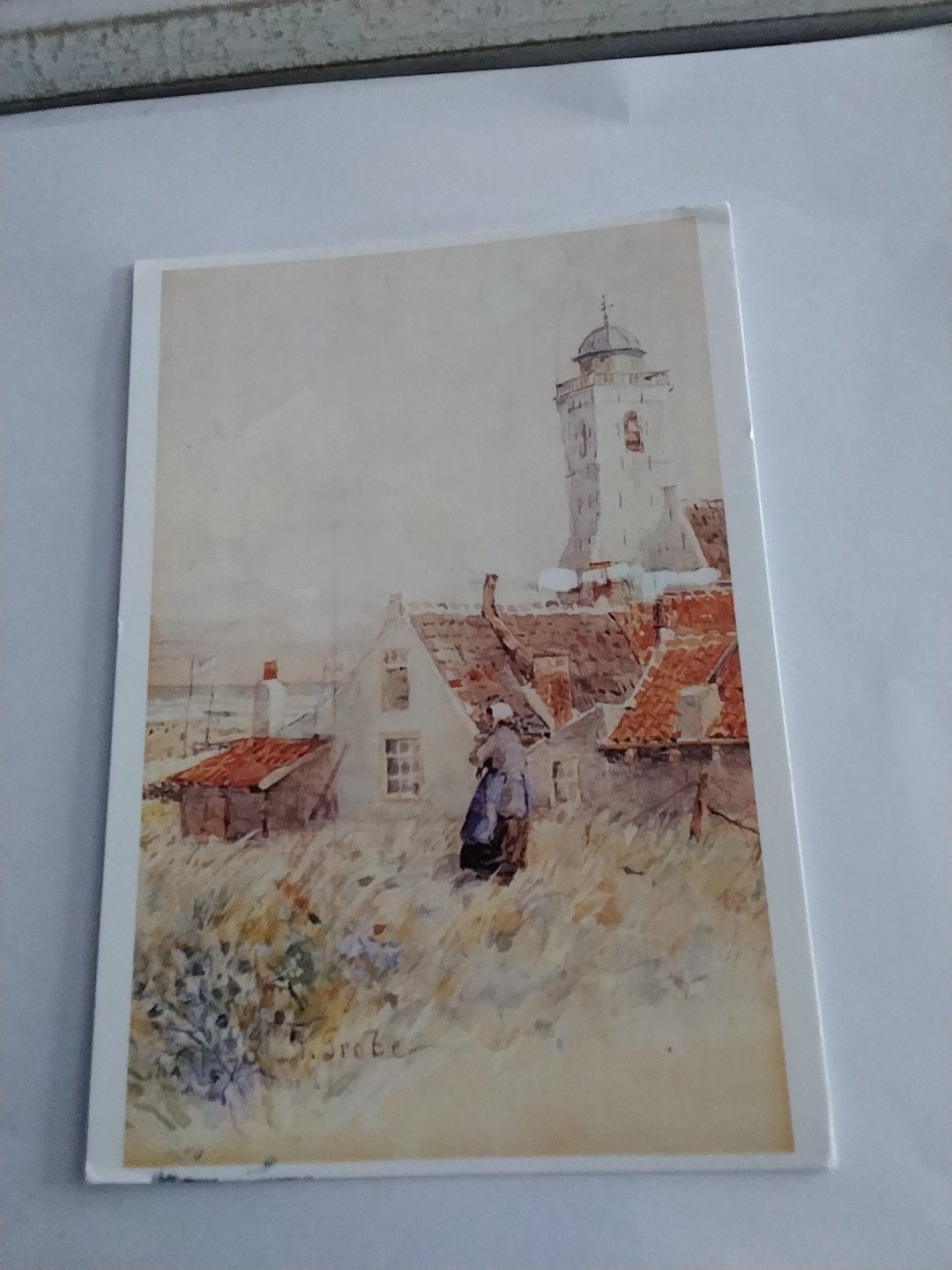 kaart Katwijk Visserijvrouw in de duinen voor  "de Meelzak", Ophalen of Verzenden