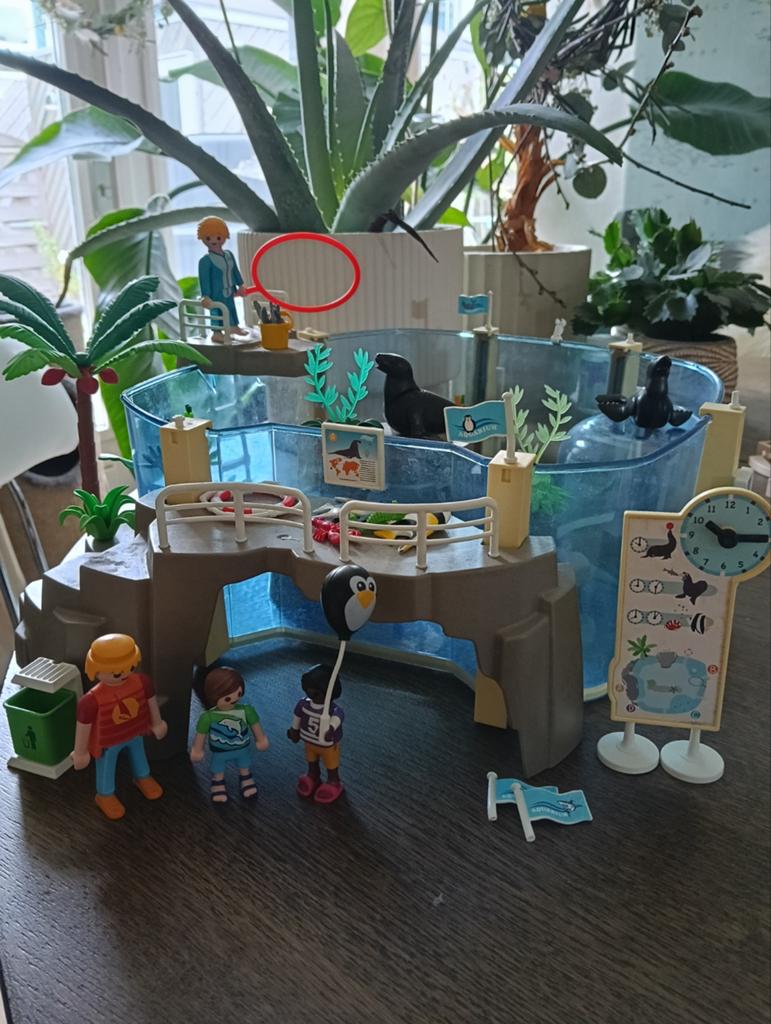 Playmobil Zeehondenbassin met figuren en accessoires, Ophalen of Verzenden, Gebruikt
