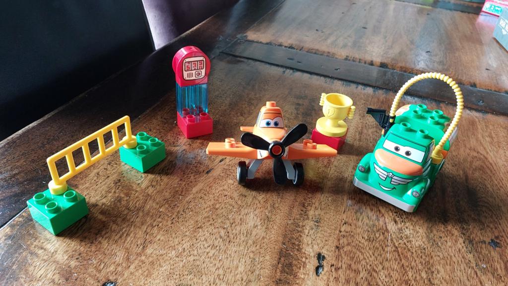 Duplo set 10509 Dusty en Chug, Inclusief extra onderdelen, Ophalen of Verzenden, Zo goed als nieuw, Duplo