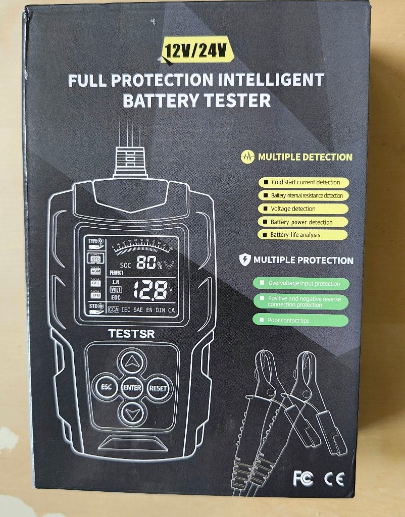 Intelligente Accutester 12V / 24V – Full Protection Battery, Ophalen, Nieuw