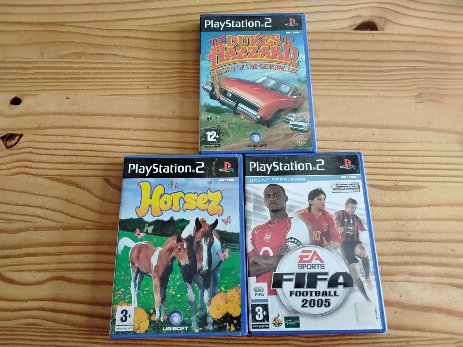PlayStation 2 Games: Dukes of Hazzard, Horsez, FIFA 2005, Ophalen, Gebruikt, Overige genres, 1 speler