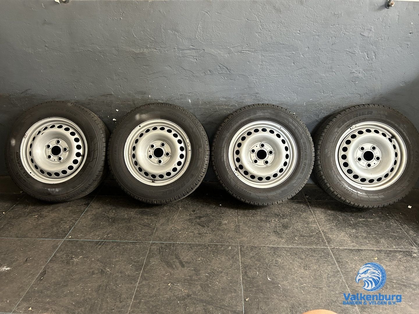 8mm! Originele VW Transporter T5 GP T6 T6.1 16 inch stalen v, -, Banden en Velgen, -, Bestelwagen