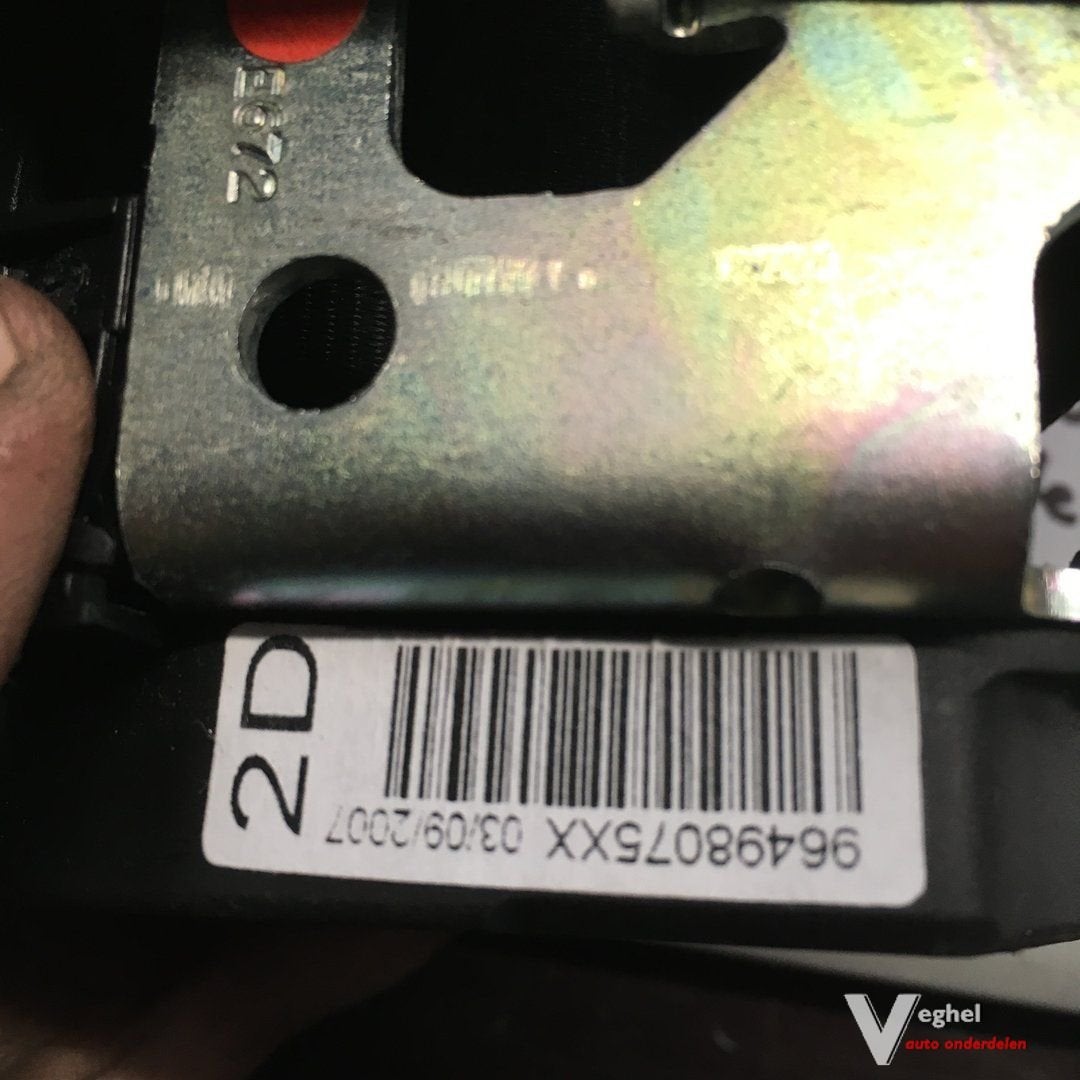Peugeot 207 1.4 hdi 5drs 2007 2500055  Gordel Rechstachter o, Auto-onderdelen, Gebruikt, -, -, Ophalen of Verzenden