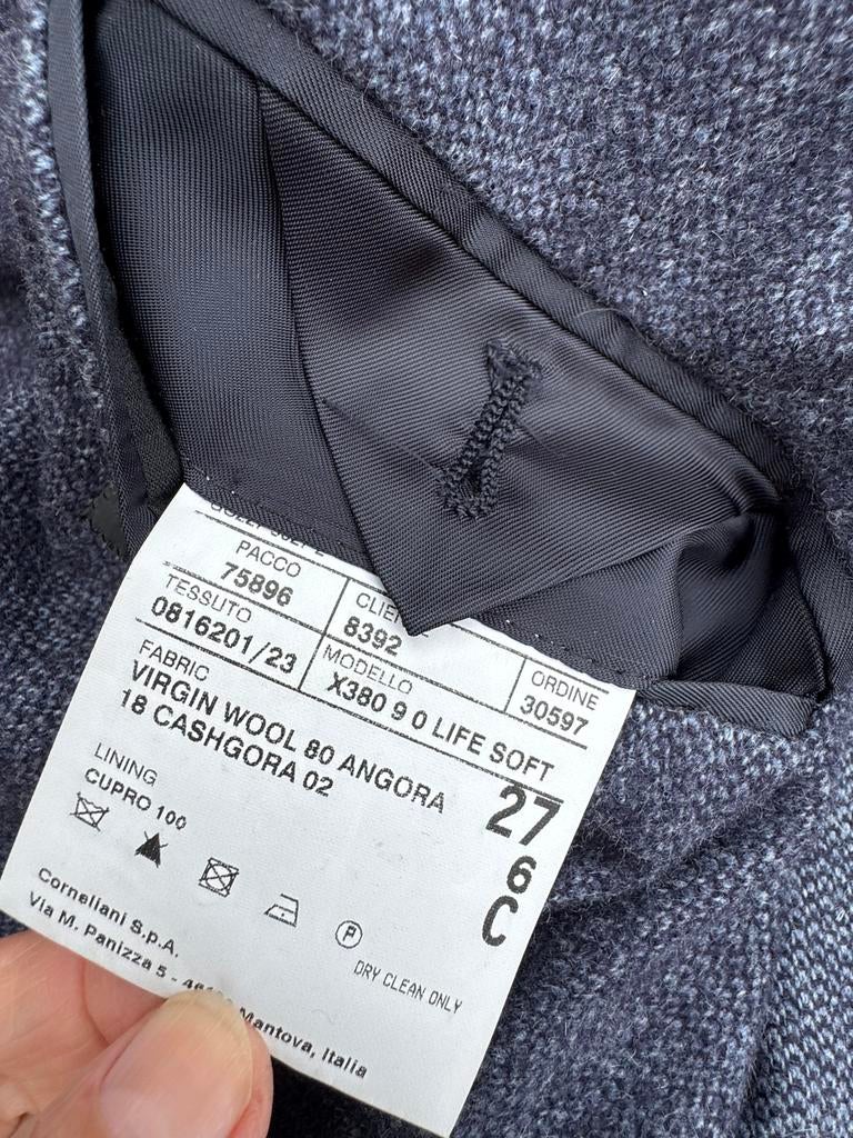 Corneliani Blazer Maat 27 (56). Virgin Wool Angora, Kleding | Heren, Ophalen of Verzenden, Gedragen, Maat 56/58 (XL), Blauw