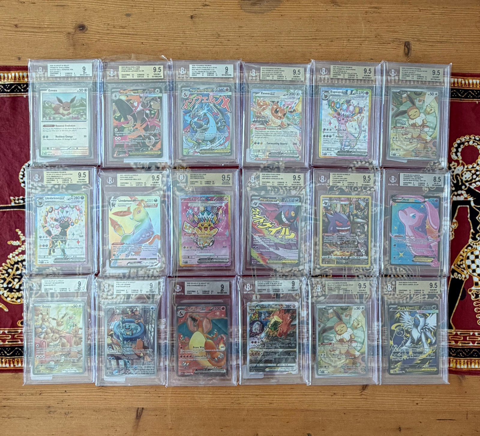 Pokémon Beckett & PSA Slabs, Ophalen, Zo goed als nieuw, Meerdere kaarten