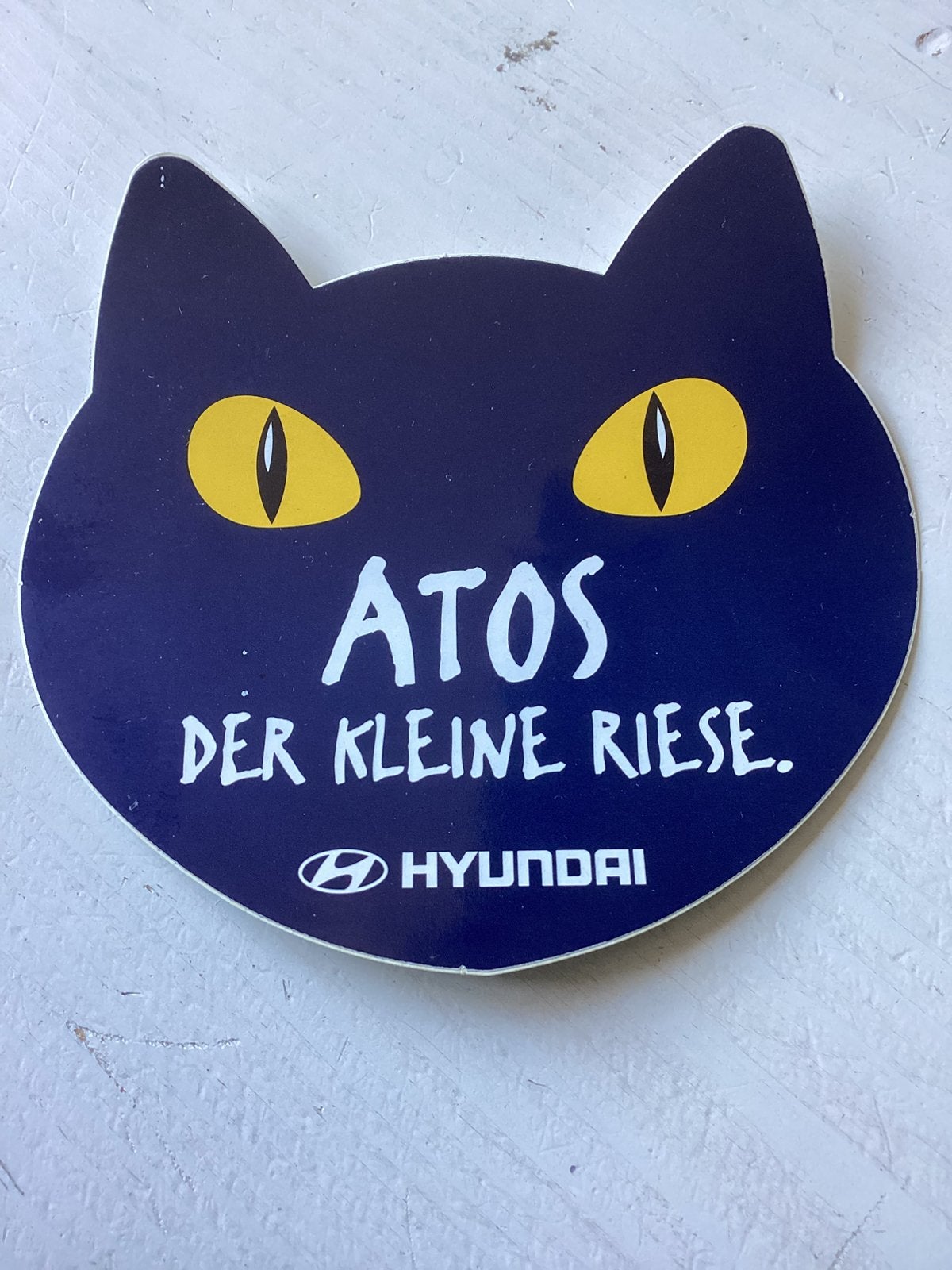 Sticker Hyundai Atos (Duits), Verzamelen, Verzenden, Zo goed als nieuw, Auto of Motor