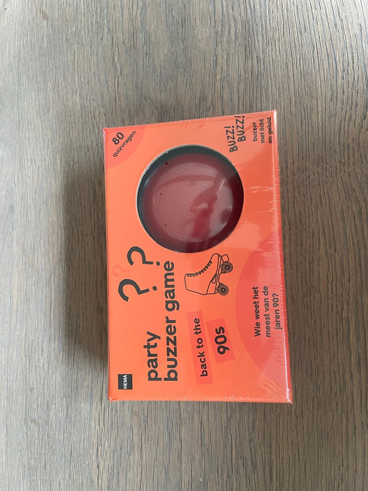 Hema Party Buzzer Game - Back to the 90s (Nieuw), Drie of vier spelers, Ophalen of Verzenden, Nieuw