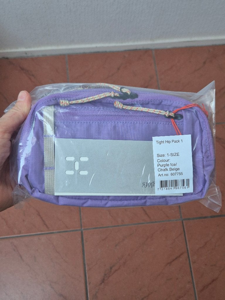 Haglofs Tight hip pack 1, Paars, Minder dan 40 cm, Nieuw, Minder dan 35 cm