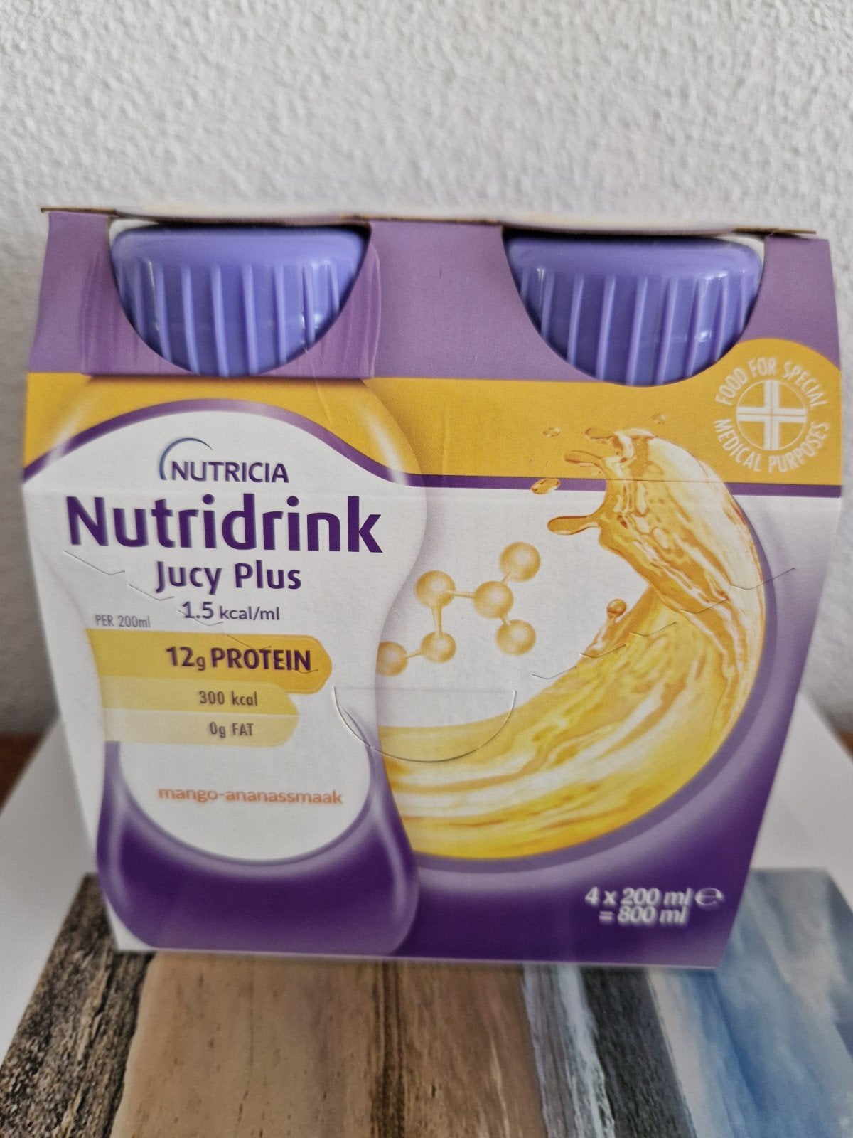 30 x Nutricia Nutridrink jucy plus mango ananassmaak, Ophalen of Verzenden, Nieuw, Poeder of Drank