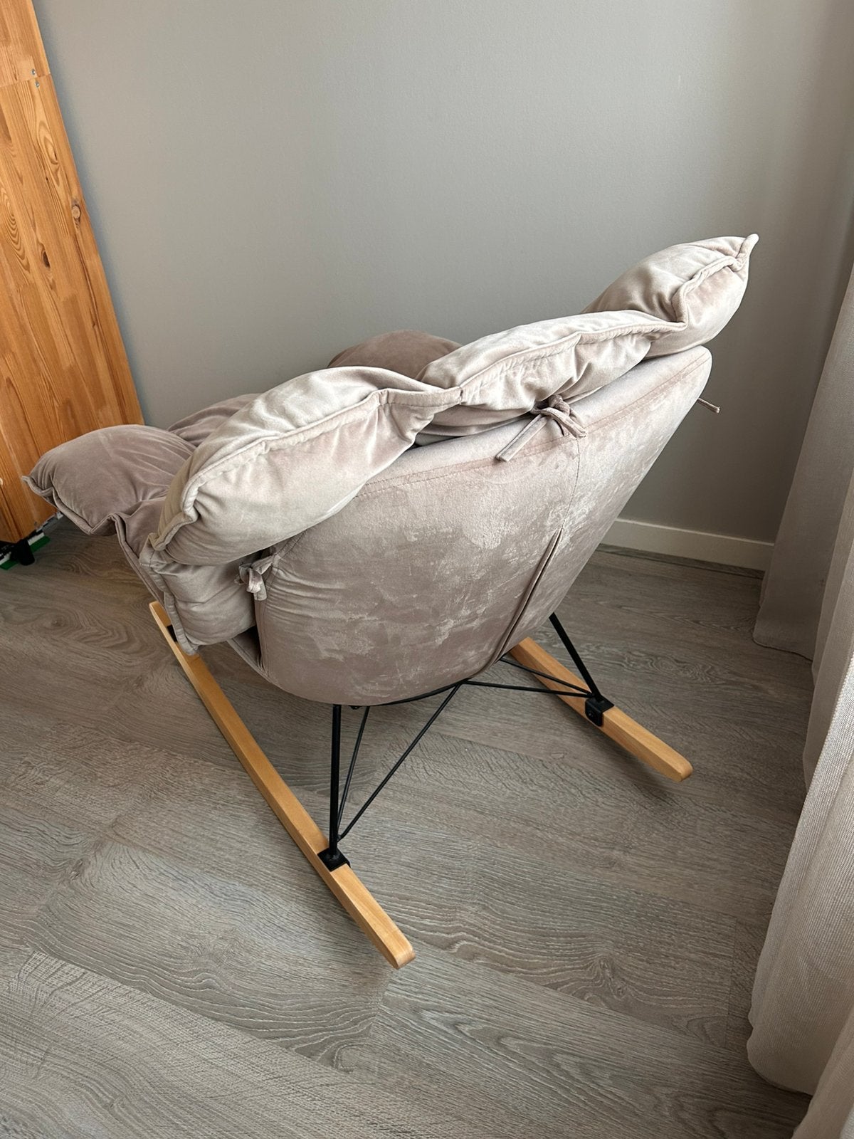 Luxe schommelstoel Peitit Amelie! zacht en comfortabel, Ophalen of Verzenden, Zo goed als nieuw, Eenpersoons, Minder dan 150 cm