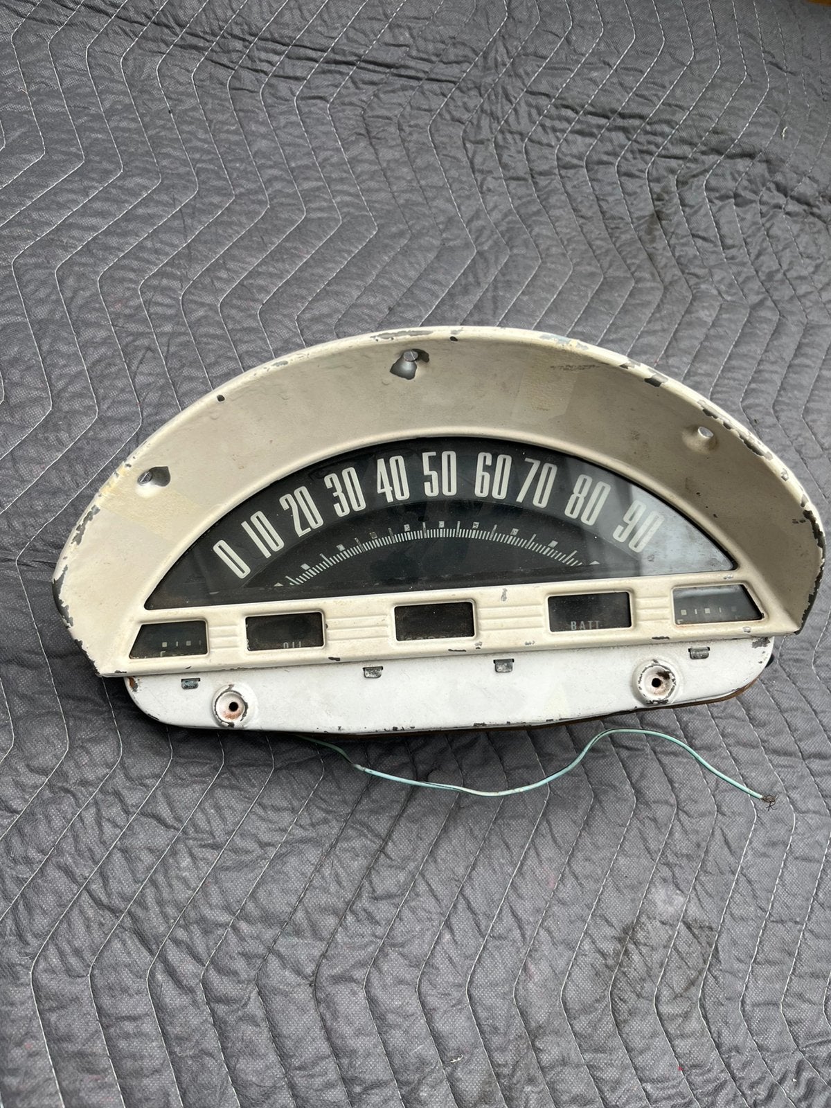 1956 ford f100 teller unit , instrument cluster, Origineel., Auto-onderdelen, Ophalen, Gebruikt, Ford