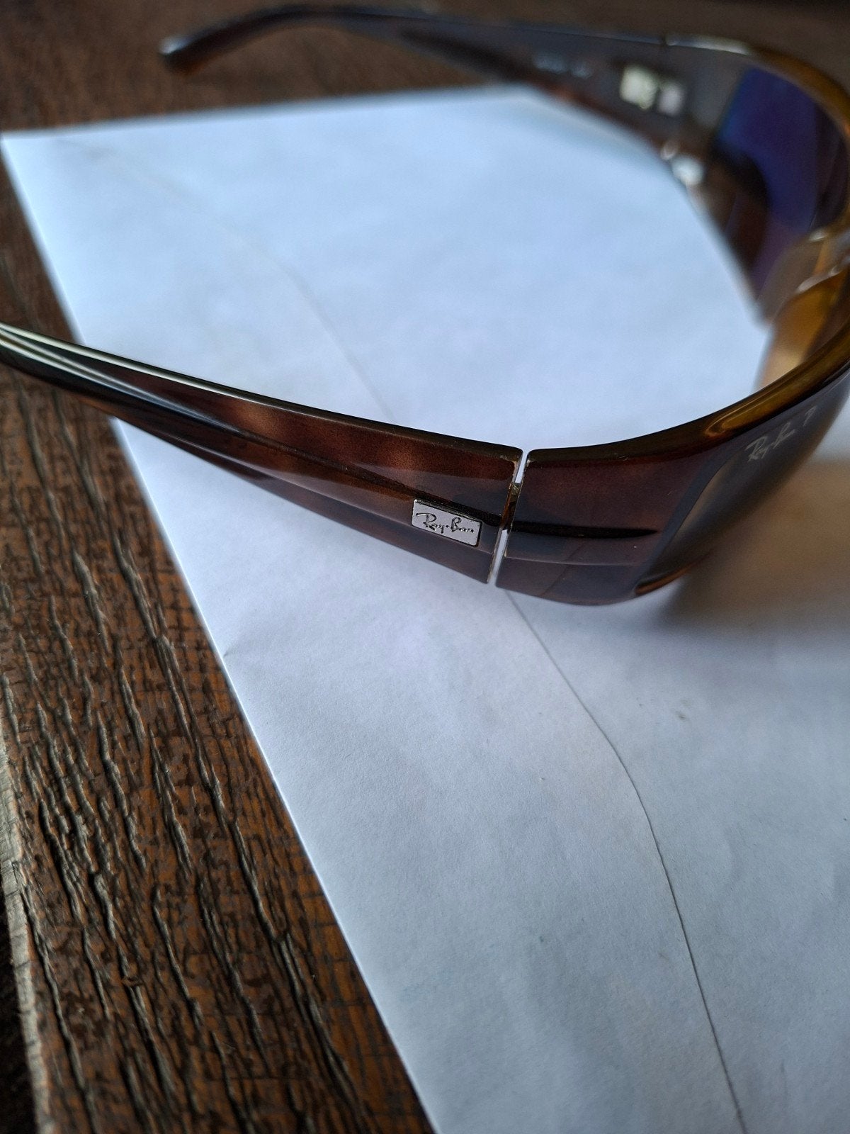 Vintige Ray-ban P  Zonnebril , Bruin., Ophalen of Verzenden, Zo goed als nieuw, Bruin, Ray-Ban