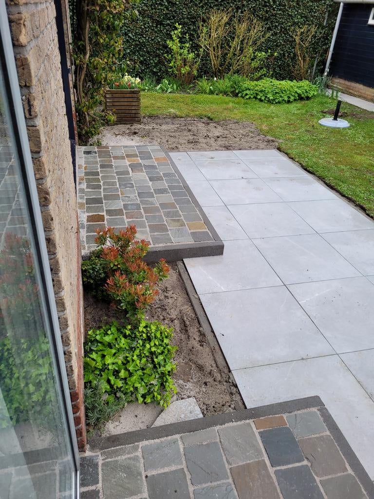 10 M2 Kasseien  14x14x3-5cm Kandia  .  Prijs is per m2, Ophalen of Verzenden, Nieuw