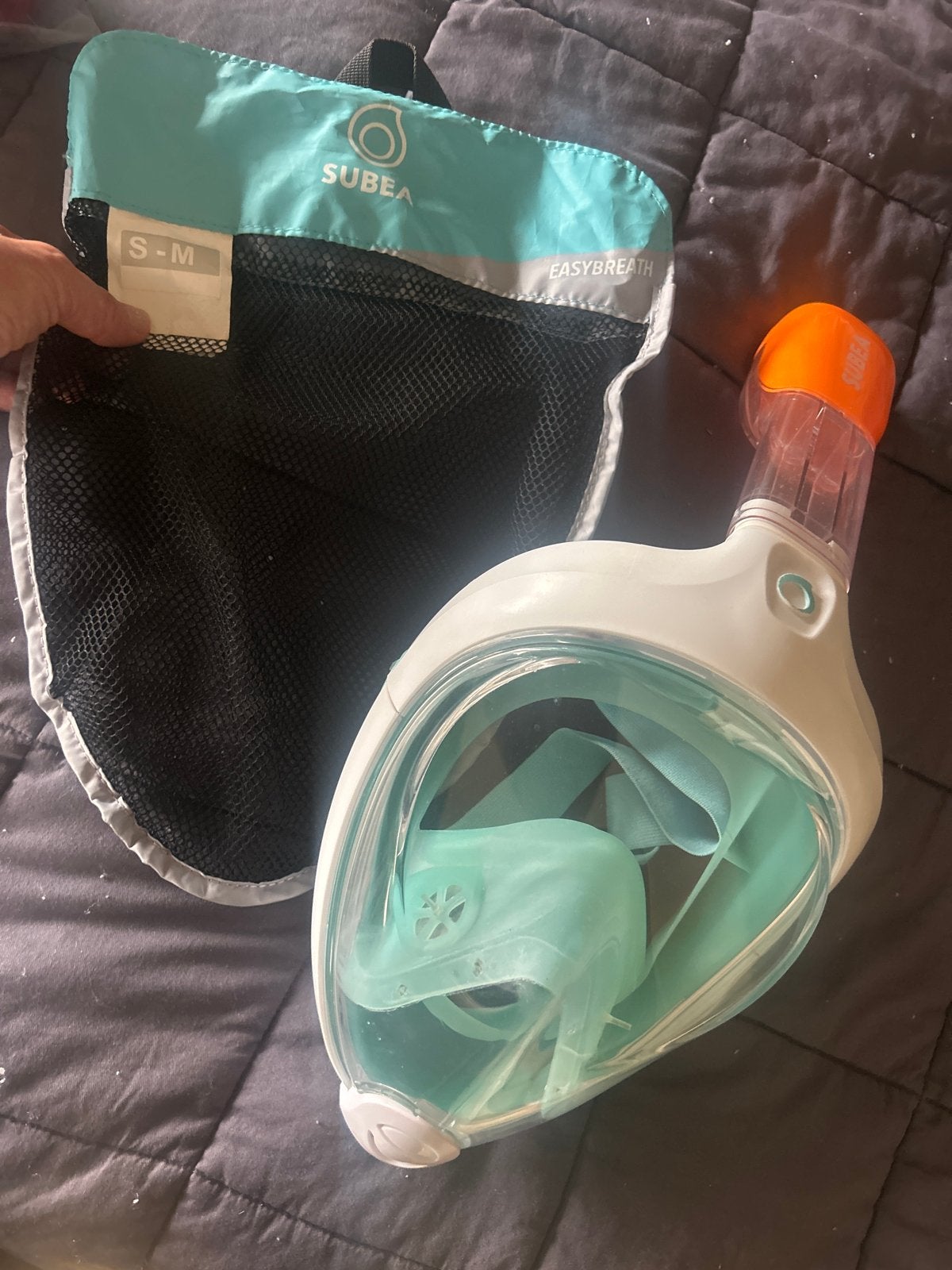 Snorkelmasker S/M Decathlon Suboea Easybreath, Watersport en Boten, Duiken, Ophalen of Verzenden, Gebruikt, Duikbril of Snorkel