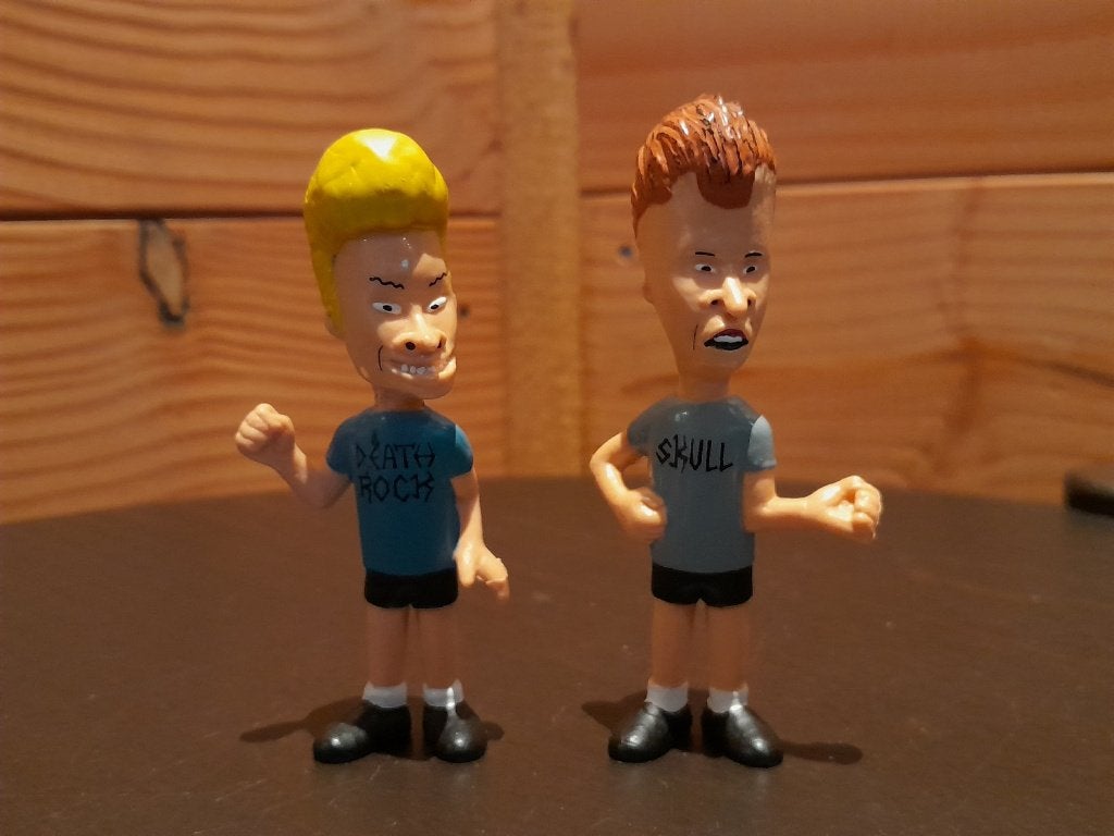 Beavis & Butt-Head figuurtjes Bullyland 1994, Ophalen, Zo goed als nieuw