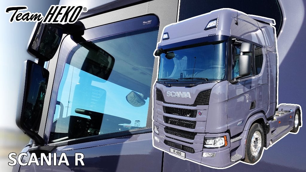 Scania zijwindschermen raamkappen spoilers licht getint pasv, Ophalen of Verzenden