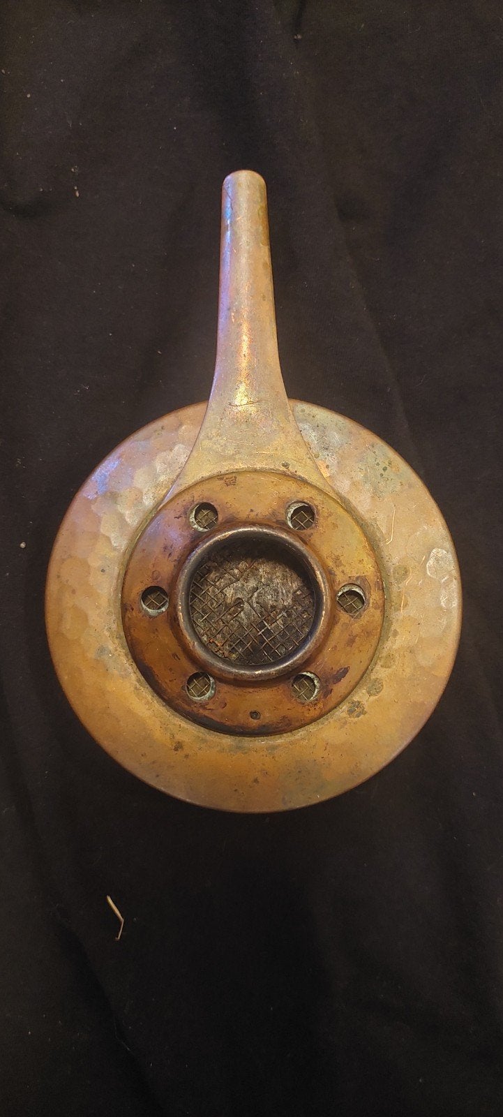Vintage Koperen Fonduebrander Stöckli Netstal Rechaud, Antiek en Kunst, Antiek | Koper en Brons, Ophalen, Koper